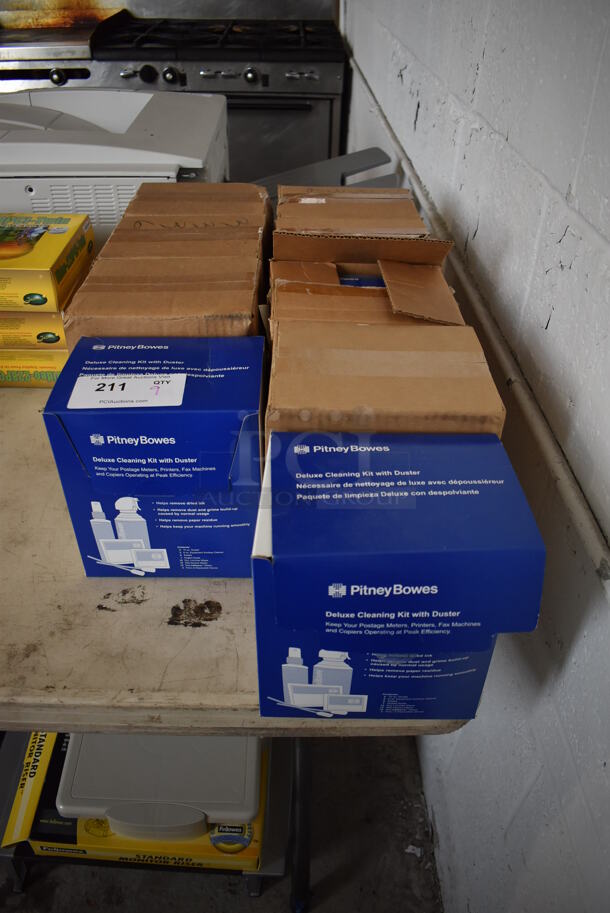 9 BRAND NEW! Pitney Bowes Deluxe Cleaning Kits. 9 Times Your Bid!