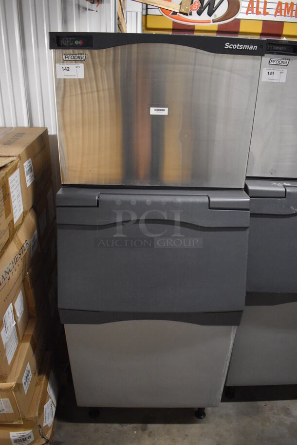 Scotsman Prodigy C0530SA-1C Stainless Steel Commercial Ice Machine Head on Commercial Ice Bin. 115 Volts, 1 Phase. 31x34x73 - Image 1 of 8