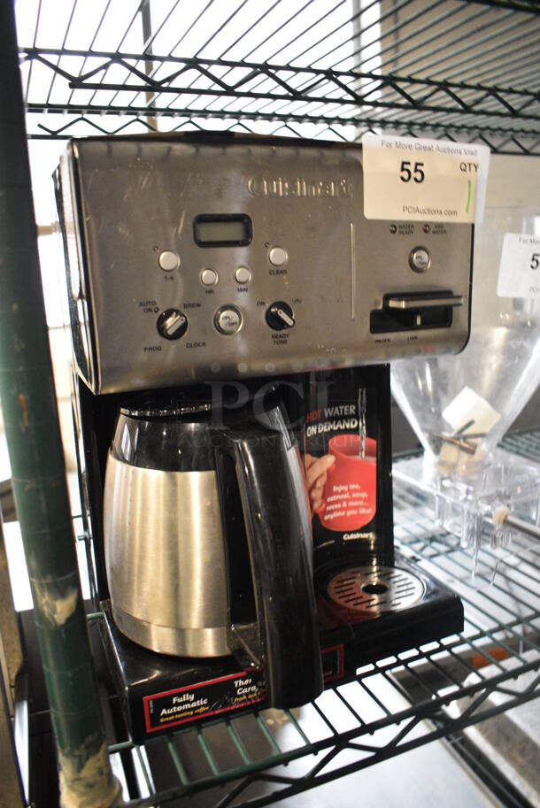 Cuisinart Chrome Finish Countertop Coffee Machine w/ Coffee Pot. 10x9x14.5 - Image 3 of 5
