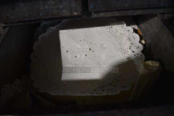 Metal Commercial Bakery Table w/ Butcher Block Countertop, Metal Over Shelves and 20 Drawers. 98x36x78 - Image 9 of 12