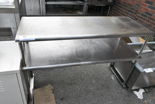 Stainless Steel Commercial 2 Tier Over Shelf.  - Image 1 of 2