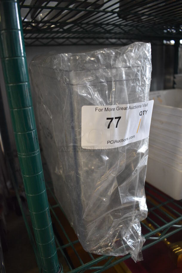 BRAND NEW! Clear Poly Hopper for Beverage Machine. 4x15x11.5 - Image 2 of 3