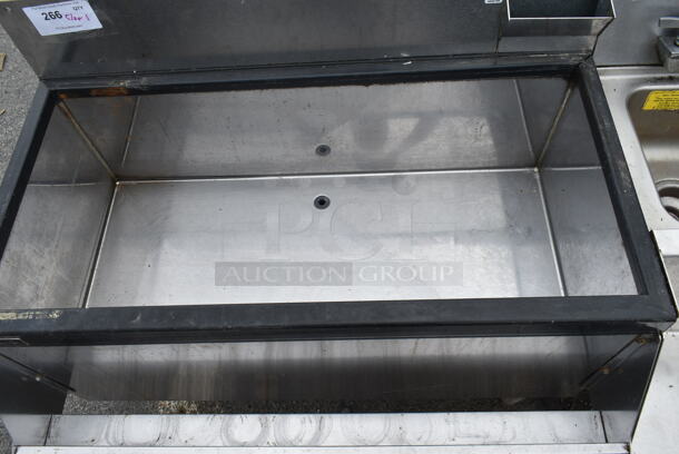 Perlick Stainless Steel Commercial Ice Bin w/ Double Speedwell and Right Side Sink.  - Image 2 of 4