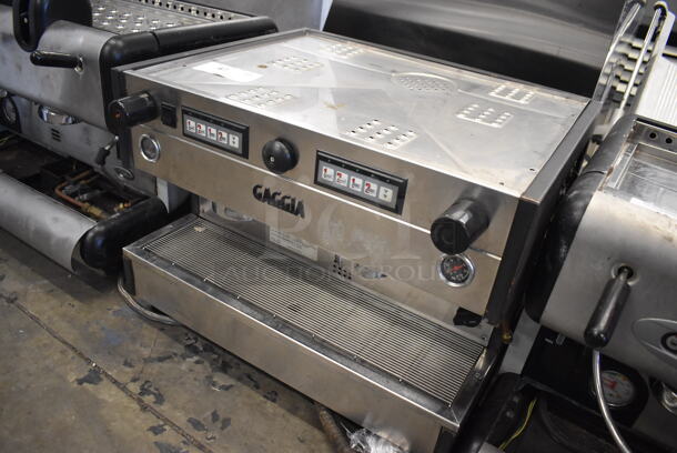 Gaggia XD Stainless Steel Commercial Countertop 2 Group Espresso Machine w/ Steam Wand. 208 Volts, 1 Phase. 24x22x19 - Image 2 of 6