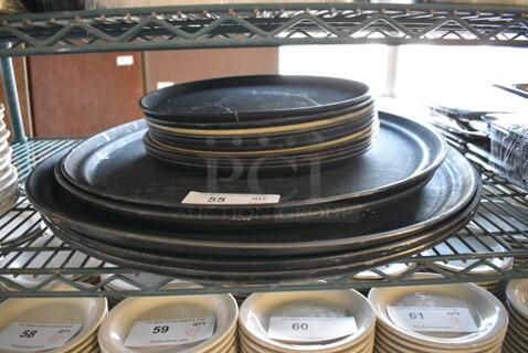 15 Various Serving Trays. Includes 14x14x1. 15 Times Your Bid!