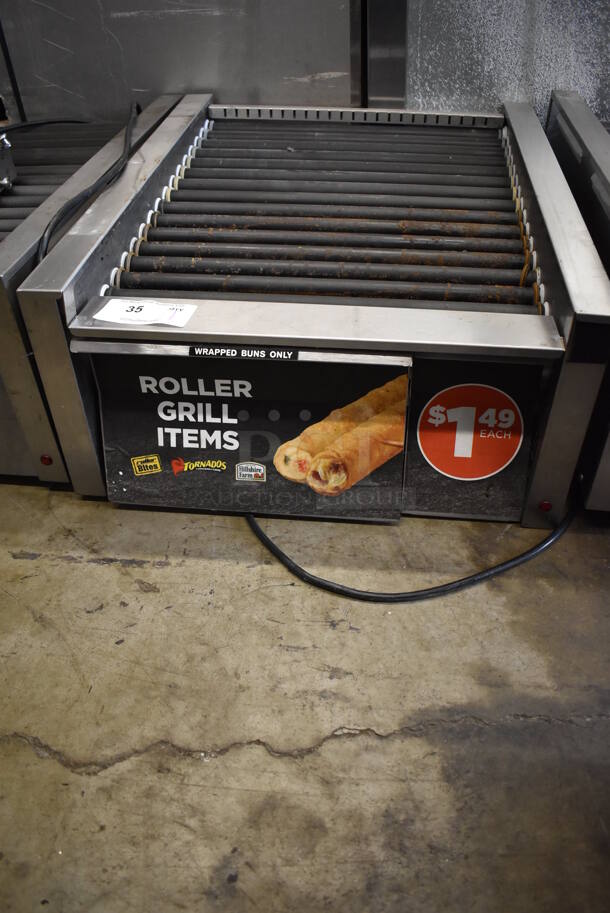 2018 Star 45STBDE Stainless Steel Commercial Countertop Hot Dog Roller w/ Bun Drawer. 120 Volts, 1 Phase. 24x29x12.5. Tested and Working! - Image 3 of 8
