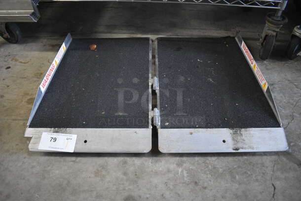 Metal Folding Ramp. 30x24x3 - Image 2 of 3