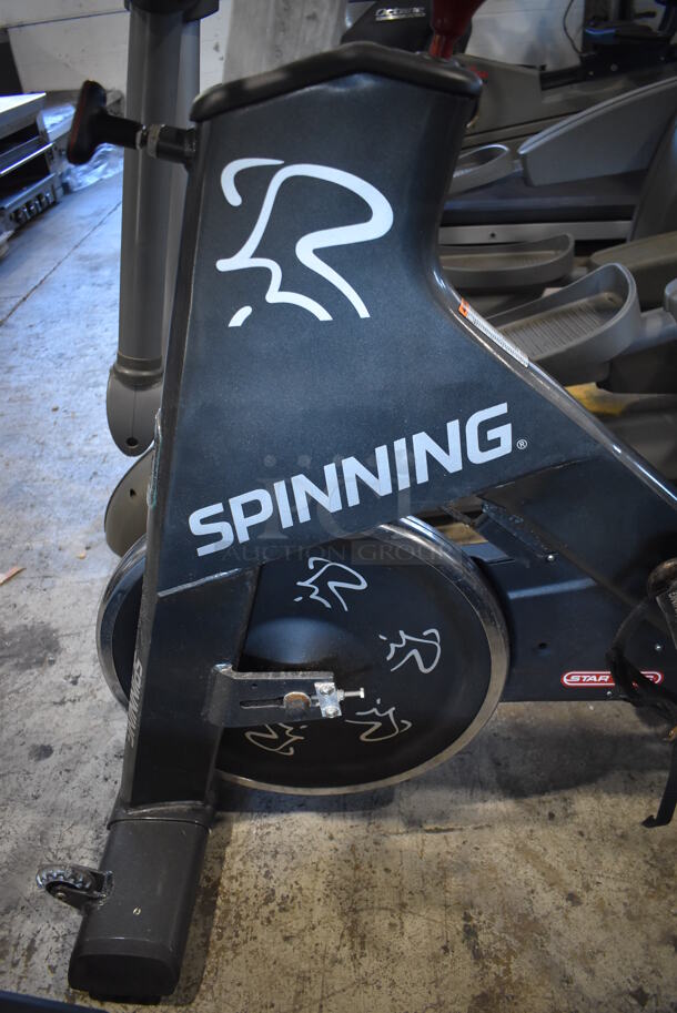 Spinner Metal Commercial Floor Style Stationary Exercise Bicycle. 18x48x44. Tested and Working! - Image 2 of 7