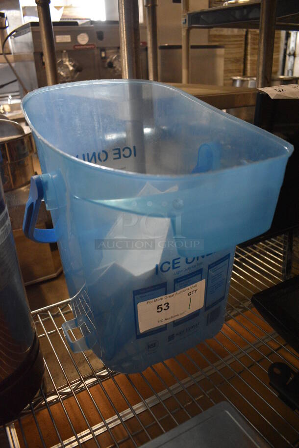 Blue Poly Ice Bucket. 11x15x15 - Image 2 of 4