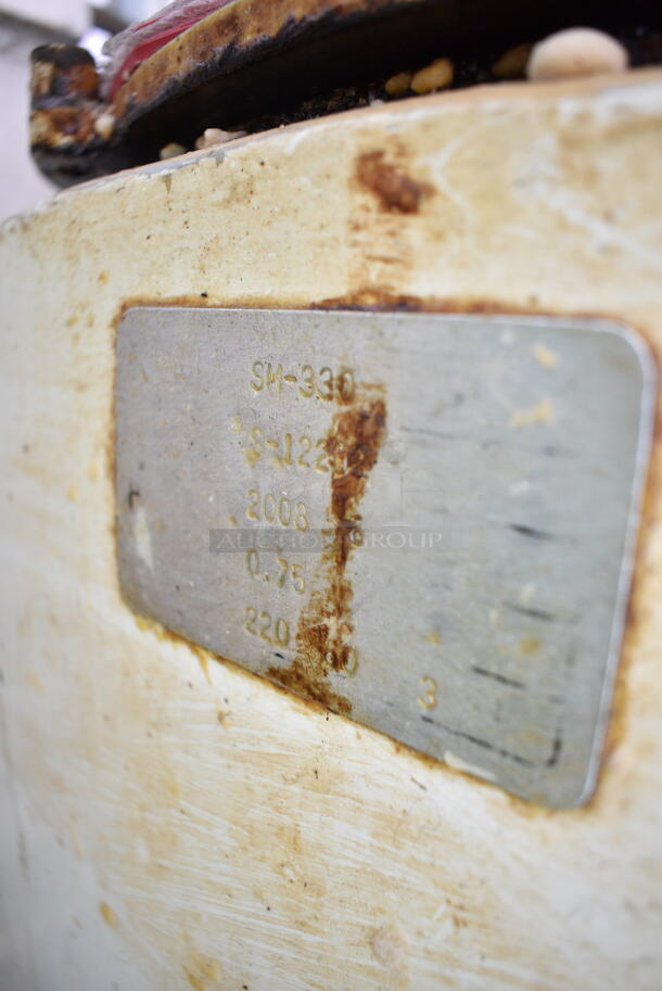 SM-330 Metal Commercial Floor Style Dough Divider. 220 Volts, 3 Phase.  - Image 8 of 8