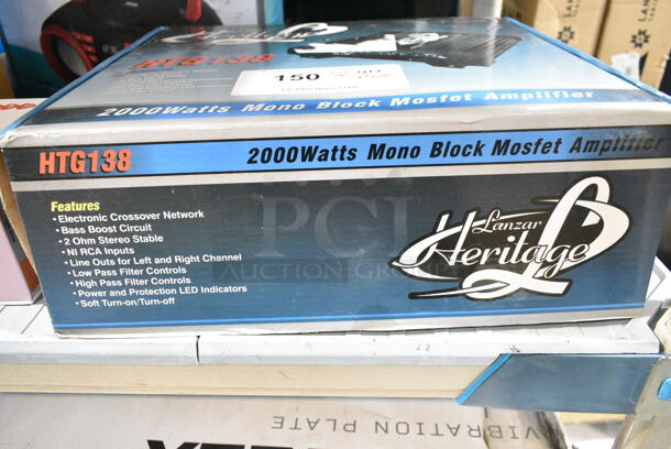 7 IN ORIGINAL BOX! Items Including Heritage HTG138 Mono Block Mosfet Amplifier, Lifepro Red Light Foot and Ankle Therapy, Pyle PBWMP185 Portable Bluetooth Speaker, Pyle PHCD22 Portable Cd Player Bluetooth Boombox Speaker Am/fm Stereo Radio & Audio Sound, Pyle PDWR40B Home Waterproof Outdoor, PLMRA830BT Waterproof Bluetooth Amplifier, NCSBS3S45 Metal Baking Pans. 7 Times Your Bid!  - Image 2 of 8