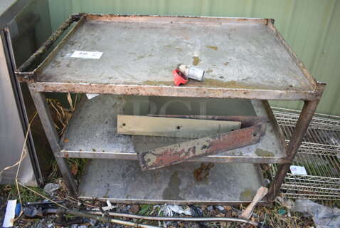 Metal 3 Tier Cart. 36x21x24