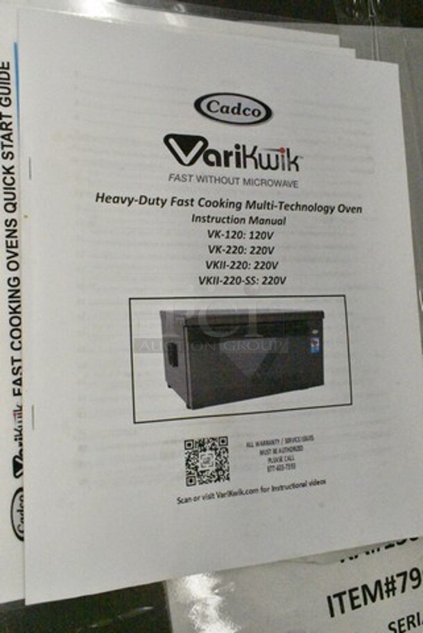 BRAND NEW SCRATCH AND DENT! 2024 Cadco VK-120 Stainless Steel Commercial Countertop Electric Powered Convection Oven. 120 Volts, 1 Phase. Tested and Working! - Image 8 of 9