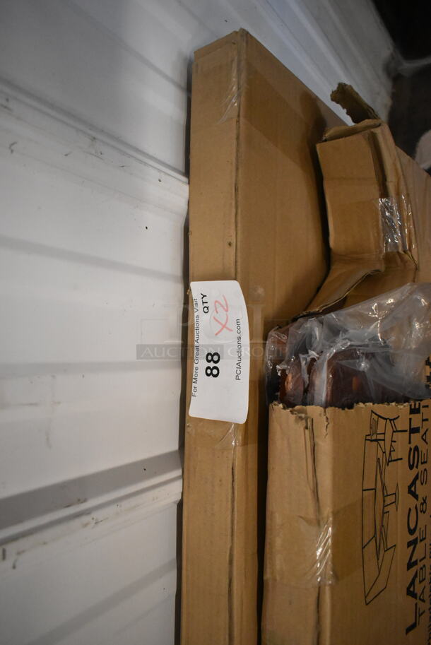 PALLET LOT of 21 BRAND NEW Boxes Including 2 Box Choice Tallfold Dispenser Napkins, 129MCR32B Choice 32 oz. Black Round Microwavable Heavy Weight Container with Lid 7 1/4" - 150/Case, 17612STPNLCL Choice 12 oz. Clear SAN Plastic Paneled Tumbler - 12/Pack, 127CH24 Choice 24 oz. Clear RPET Hinged Deli Container - 200/Case, 612605070HD Choice Full Size Heavy-Duty Foil Steam Table Pan Deep 3 3/8" Depth - 50/Case, Dart 16J16 16 oz. White Customizable Foam Cup - 1000/Case, 128HD16COMBO ChoiceHD 16 oz. Microwavable Translucent Plastic Deli Container and Lid Combo Pack - 240/Case. 21 Times Your Bid! - Image 8 of 8