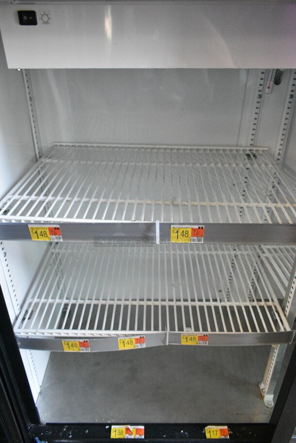 2018 True GDM-41SL-48-HC-LD Metal Commercial 2 Door Reach In Cooler Merchandiser w/ Poly Coated Racks. 115 Volts, 1 Phase. Tested and Working! - Image 4 of 5