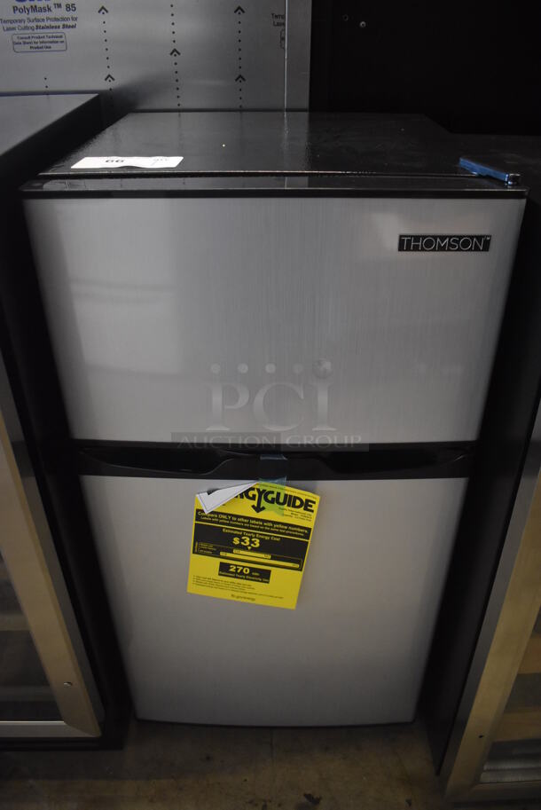 BRAND NEW SCRATCH AND DENT! 2021 Thomson Metal Mini Cooler Freezer Combo Unit. 115 Volts, 1 Phase. 18x19.5x33.5. Tested and Working! - Image 1 of 8