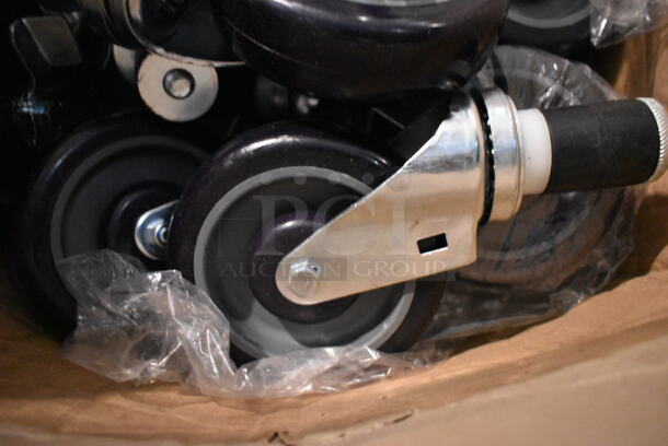 BRAND NEW SCRATCH AND DENT! Lot of 15 Commercial Casters.  - Image 4 of 4