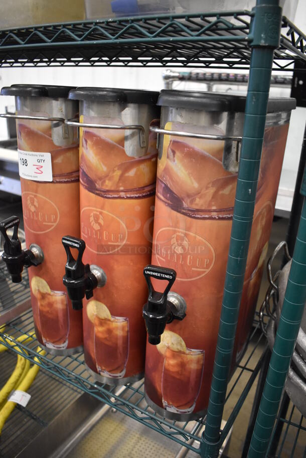3 Stainless Steel Commercial Beverage Holder Dispensers. 6x17x22. 3 Times Your Bid! - Image 3 of 4