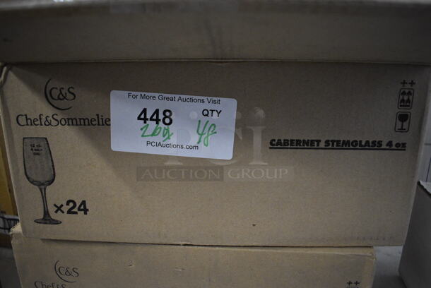48 BRAND NEW IN BOX! Chef & Sommelier Cabernet Wine Glasses. 2x2x6. 48  Times Your Bid! - Image 2 of 2