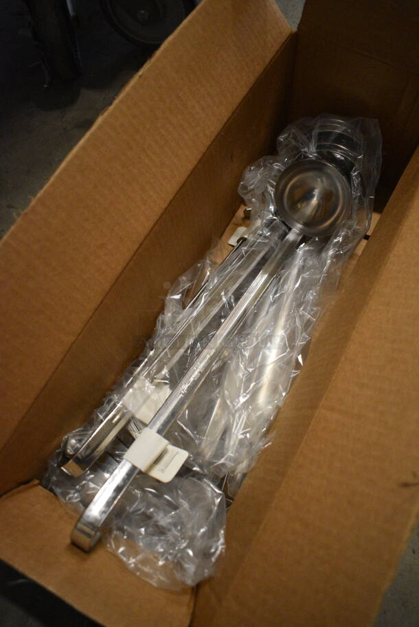12 BRAND NEW IN BOX! Vollrath Stainless Steel 3 oz Ladles. 14". 12 Times Your Bid! - Image 1 of 4