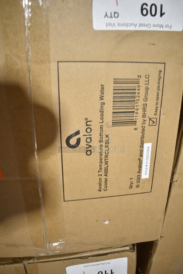 BRAND NEW IN BOX! Avalon A6BLWTRCLRBLK Stainless Steel Bottom Loading Water Cooler. 115 Volts, 1 Phase.  - Image 3 of 3