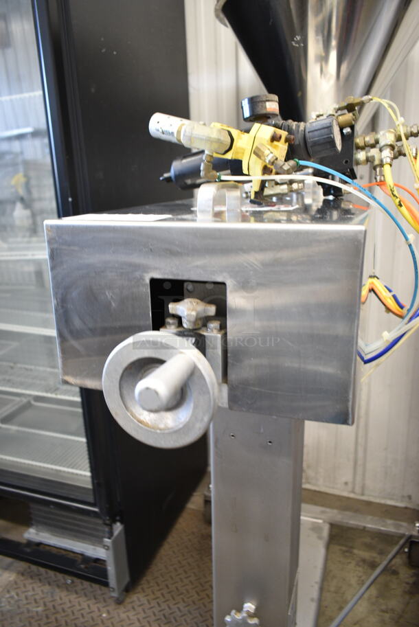 Hinds-Bock SP-64 Metal Commercial Floor Style Single Piston Depositer.  - Image 3 of 10