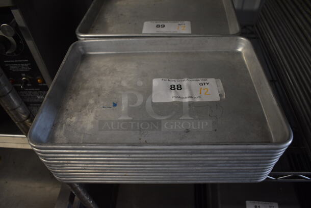12 Metal Baking Pans. 9.5x13x1. 12 Times Your Bid! - Image 3 of 3