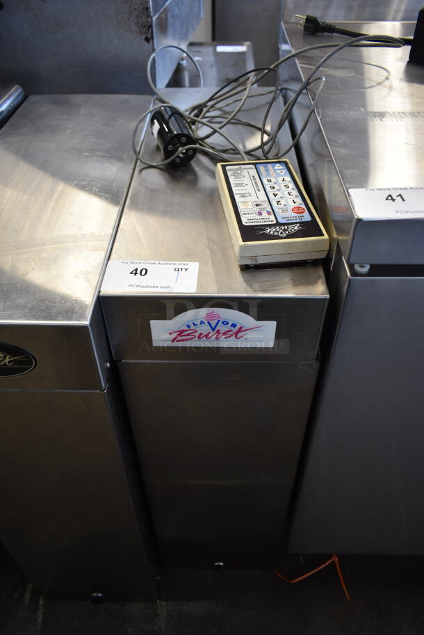 Taylor FB80A-08 Flavor Burst Stainless Steel Commercial Flavor Dispenser w/ Controller. 115 Volts, 1 Phase. - Image 1 of 7