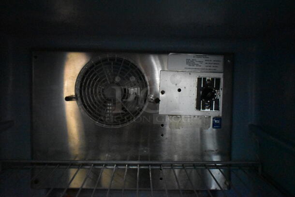 Delfield 406-CA Stainless Steel Commercial Single Door Undercounter Cooler on Commercial Casters. 115 Volts, 1 Phase. Tested and Working! - Image 5 of 7