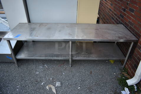 Stainless Steel Commercial Equipment Stand w/ Under Shelf. 