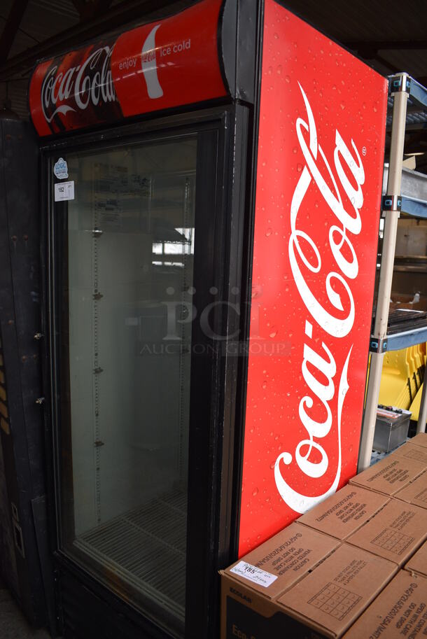 True Model GDM-26 Metal Commercial Single Door Reach In Cooler Merchandiser. 115 Volts, 1 Phase. 30x31x79. Tested and Powers On But Does Not Get Cold - Image 2 of 5
