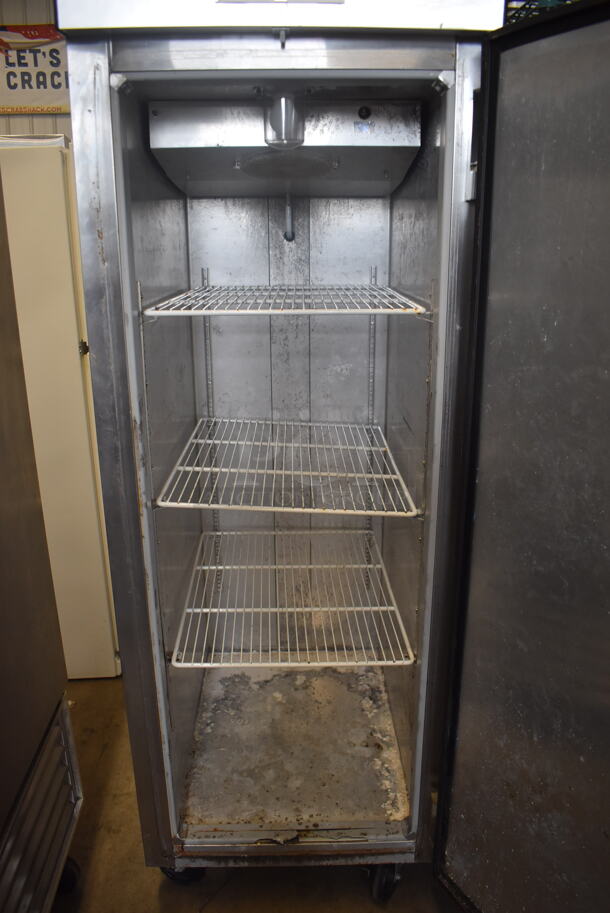 Migali F24AT Stainless Steel 1 Door Freezer on Commercial Casters 115 Volt 1 Phase. Tested and Working! - Image 4 of 7