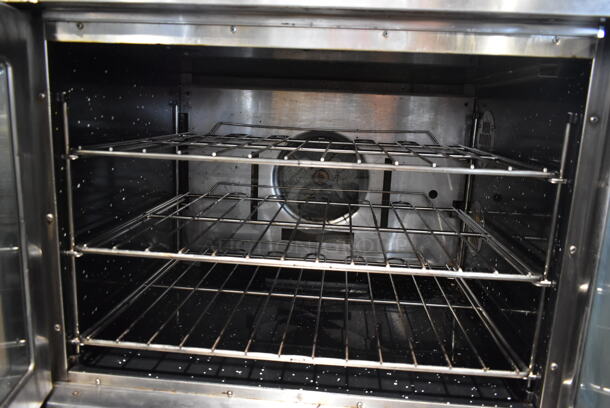 2 Lang ECCO-LMDR Stainless Steel Commercial Electric Powered Full Size Convection Oven w/ View Through Doors and Metal Oven Racks. 208/240 Volts, 1/3 Phase. 2 Times Your Bid! - Image 5 of 12