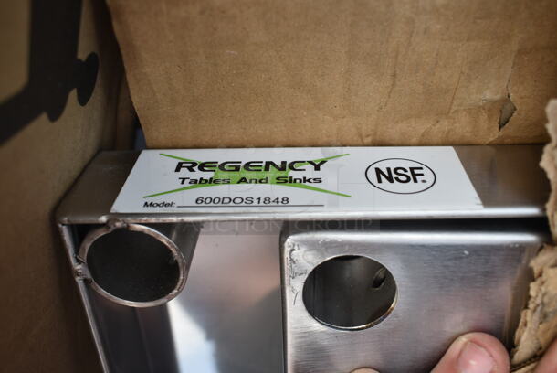 BRAND NEW SCRATCH AND DENT! Regency 600DOS1848 Stainless Steel Double Deck Overshelf - Image 2 of 2