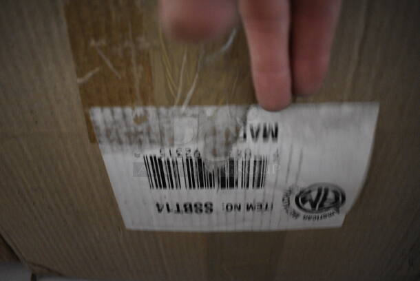 12 BRAND NEW IN BOX! Stainless Steel Trays w/ 10 Mesh Inserts. 14x14x1. 12 Times Your Bid! - Image 4 of 4