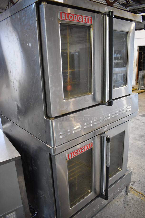2 Blodgett SHO-100-G Stainless Steel Commercial Natural Gas Powered Full Size Convection Oven w/ View Through Doors, Metal Oven Racks and Thermostatic Controls. 38x39x71. 2 Times Your Bid! - Image 7 of 9