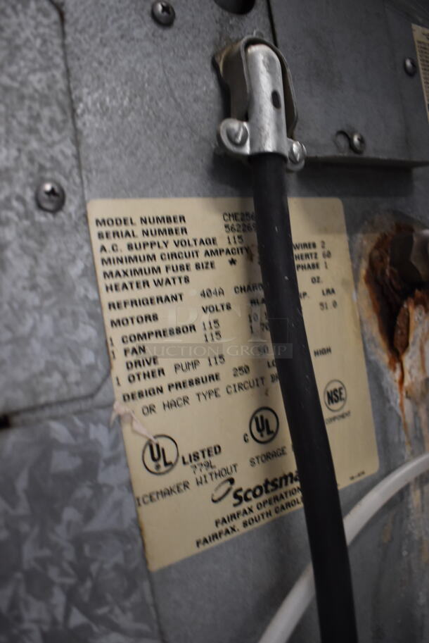 Scotsman CME256AS-1E Stainless Steel Commercial Ice Head on Commercial Bin. 115 Volts, 1 Phase. 30x33x56 - Image 5 of 6