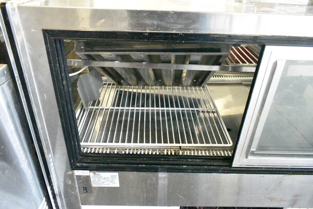 2016 Leader CBK57 S/C Stainless Steel Commercial Floor Style Deli Display Case Merchandiser. 115 Volts, 1 Phase. Tested and Does Not Power On, Appears to be Missing Power Supply - Image 3 of 7
