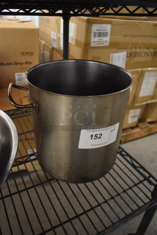 Metal Stock Pot. 13x10x10 - Image 2 of 4