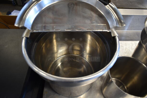 ALL ONE MONEY! Lot of 3 Stainless Steel Bins and 2 Lids.  - Image 4 of 4