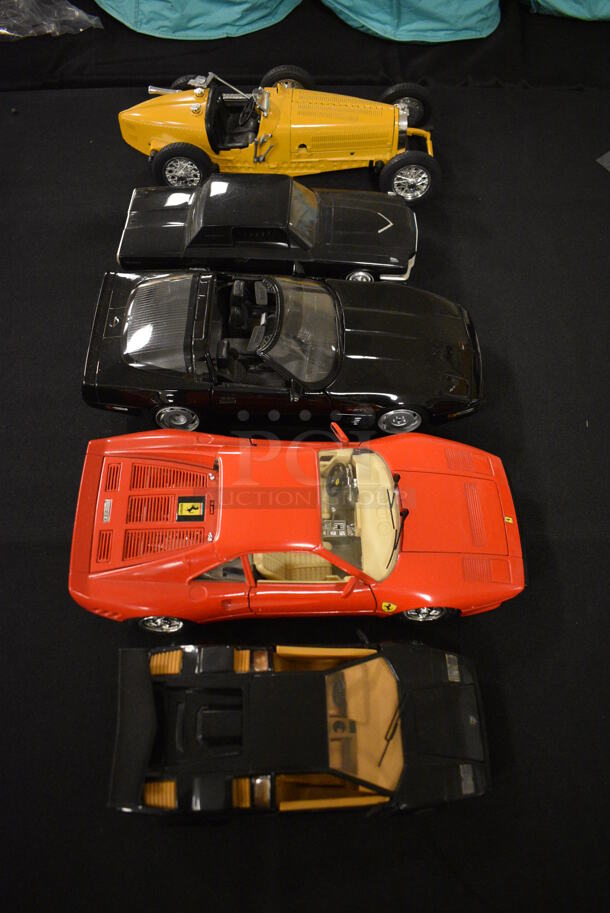 5 Collectible Vintage Model Cars! Includes Lamborghini Countach, 1984 Ferrari GTO, Corvette, and 1984 Bugatti. 5 Times Your Bid! - Image 2 of 12
