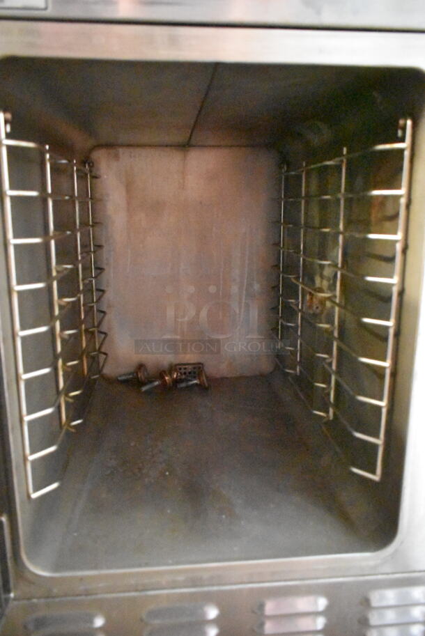 Hobart HC24EA5 Stainless Steel Commercial Countertop Electric Powered Single Deck Steam Cabinet. 208/240 Volts, 3/1 Phase.  - Image 3 of 4