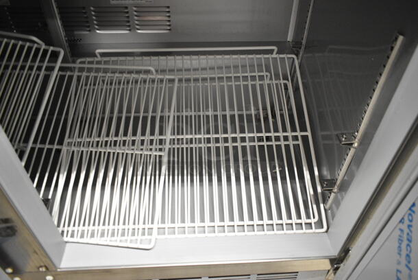Beverage Air UCR48AHC Stainless Steel Commercial 2 Door Undercounter Cooler on Commercial Casters. 115 Volts, 1 Phase. Tested and Working!
 - Image 5 of 8