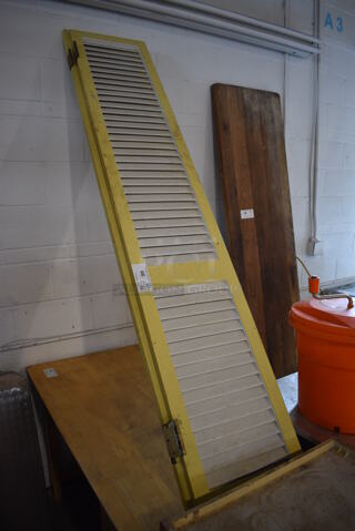 ALL ONE MONEY! Lot of 2 Shutter Doors. 15x1x80