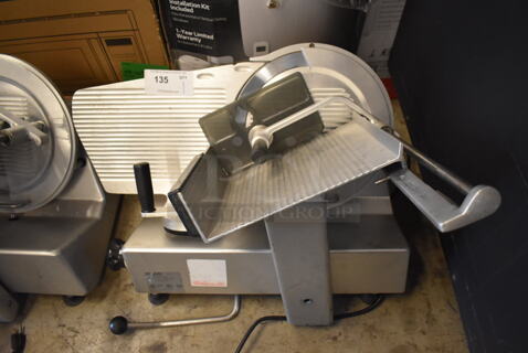 Bizerba SE 12 Stainless Steel Commercial Countertop Meat Slicer. 120 Volts, 1 Phase. 30x24x24. Tested and Working!