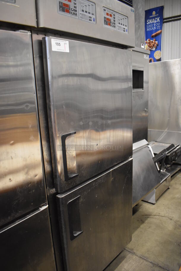 Paris Croissant SD-1 Stainless Steel Commercial 2 Half Size Door Reach In Dough Conditioner. 220 Volts. 31x45x76 - Image 2 of 7