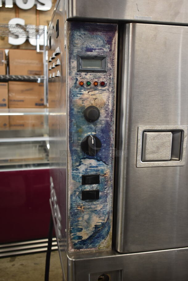 Cleveland Stainless Steel Commercial Countertop Electric Powered Single Deck Steam Cabinet on Table w/ Under Shelf. 250 Volts, 3 Phase. - Image 4 of 10