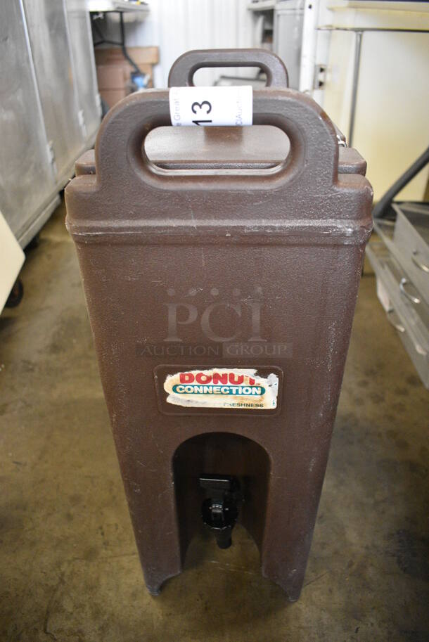 Cambro Model 500LCD Brown Poly Insulated Beverage Holder Dispenser. 9x16x24 - Image 1 of 5