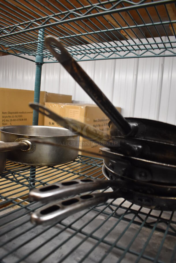 5 Various Metal Skillets. Includes 18x10x2. 5 Times Your Bid! - Image 4 of 4