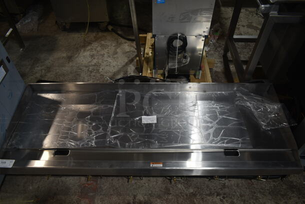 BRAND NEW SCRATCH AND DENT! Cooking Performance Group CPG 351GTCPG72NL Stainless Steel Commercial Countertop Gas Powered Flat Top Griddle. 180,000 BTU. - Image 3 of 6